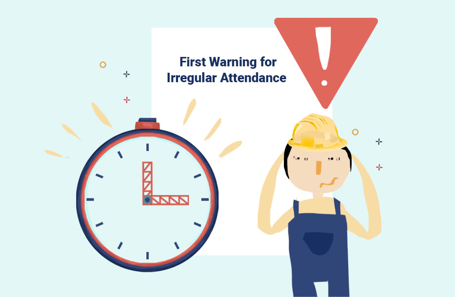 Warning letter for attendance or lateness templates hourly inc 